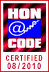 Wir befolgen die HONcode Prinzipien der Health On the Net Foundation